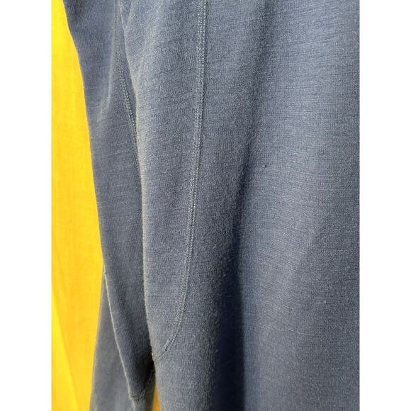 Ibex Men's Full Zip Rambouillet Wool Sweater Full Zip Jacket Blue XL - Picture 11 of 12